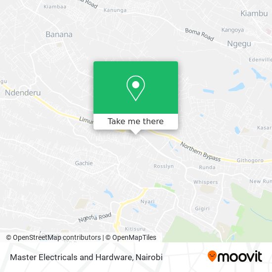 Master Electricals and Hardware map