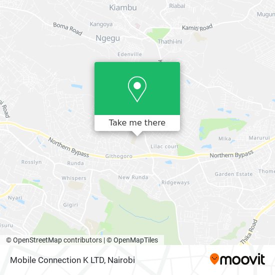 Mobile Connection K LTD map