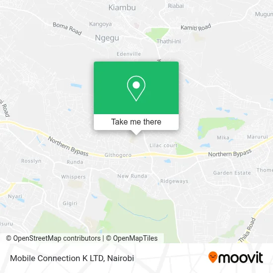 Mobile Connection K LTD map