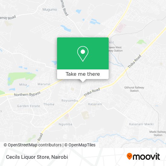 Cecils Liquor Store map