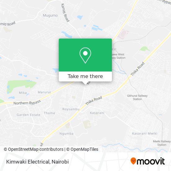 Kimwaki Electrical map