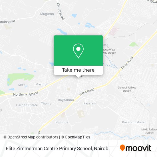 Elite Zimmerman Centre Primary School map