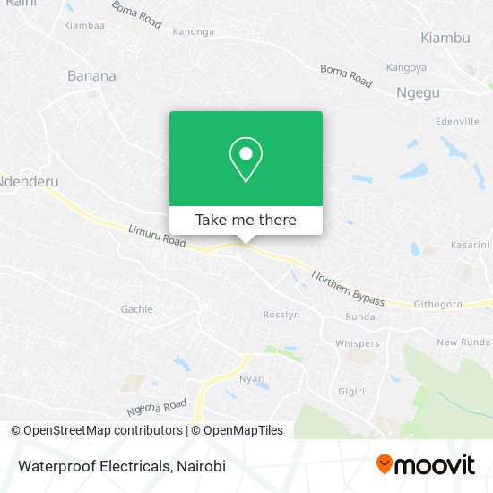 Waterproof Electricals map