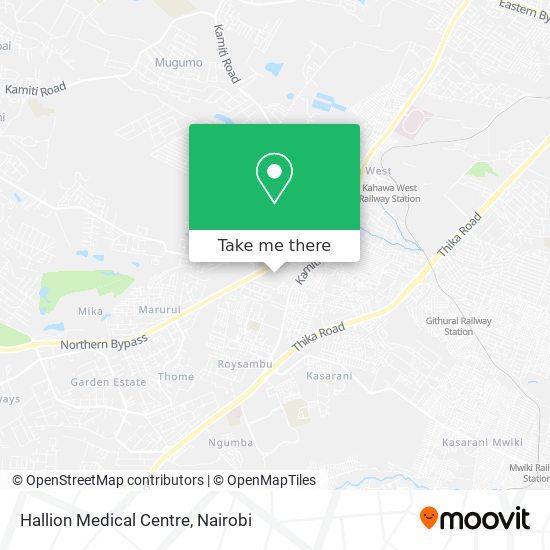 Hallion Medical Centre map