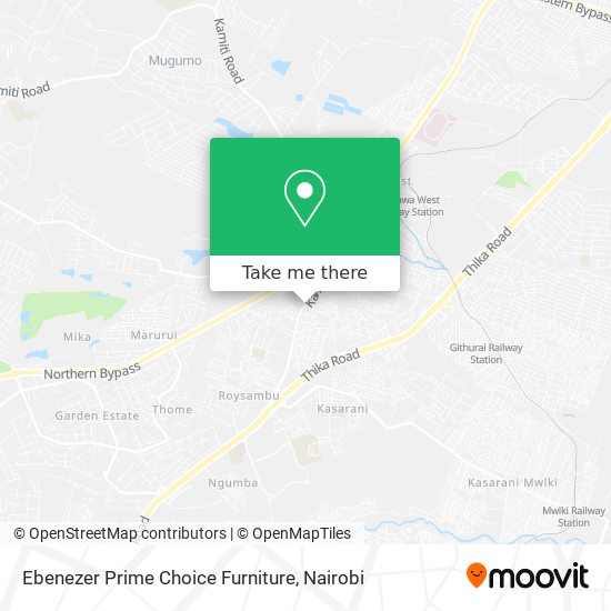 Ebenezer Prime Choice Furniture map