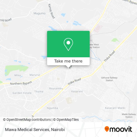 Mawa Medical Services map