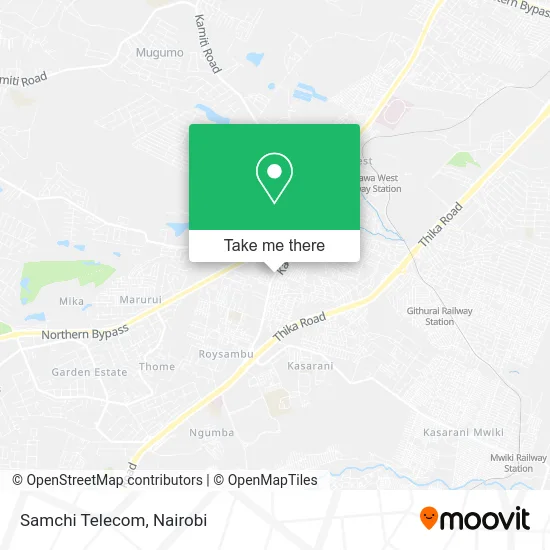 Samchi Telecom map