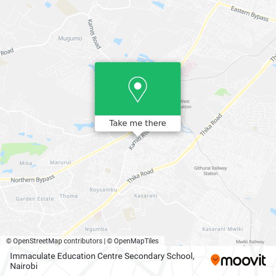 Immaculate Education Centre Secondary School map