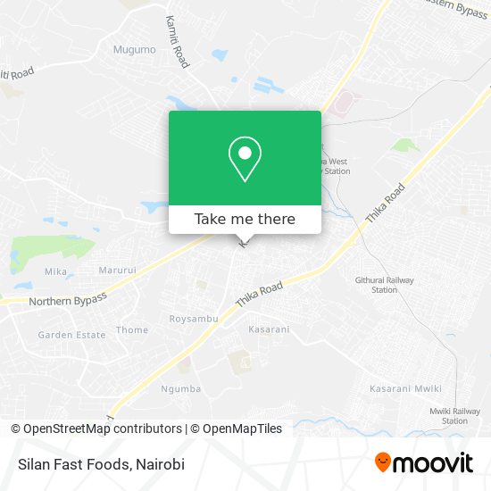 Silan Fast Foods map