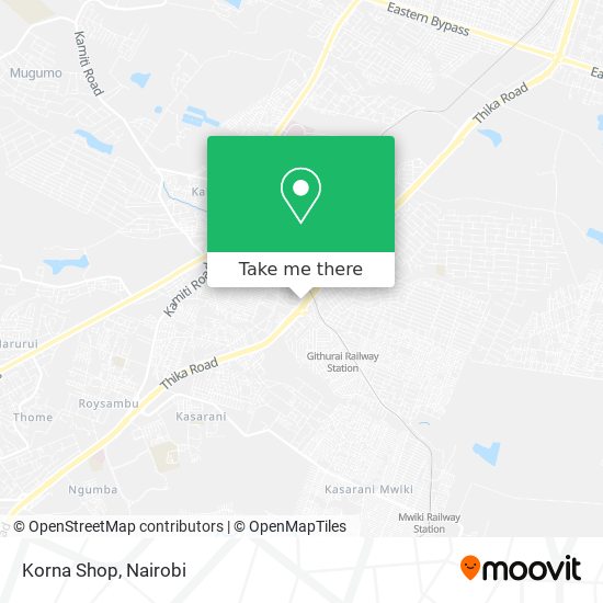 Korna Shop map