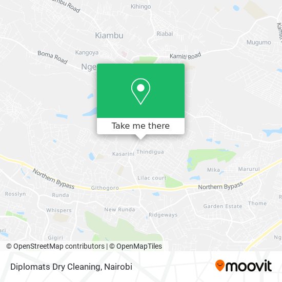 Diplomats Dry Cleaning map