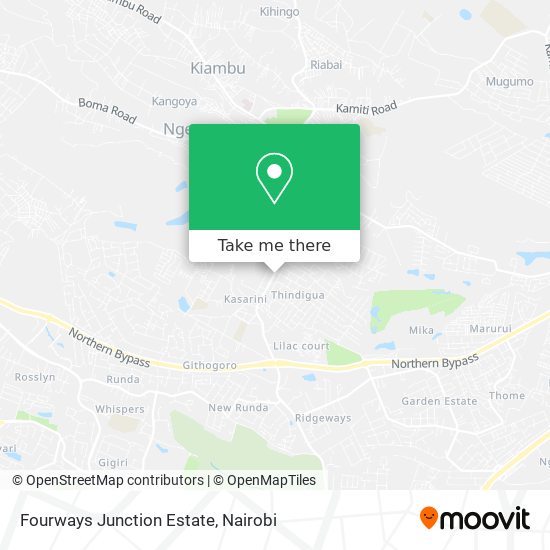 Fourways Junction Estate map