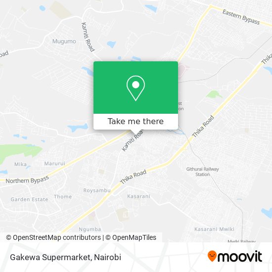 Gakewa Supermarket map