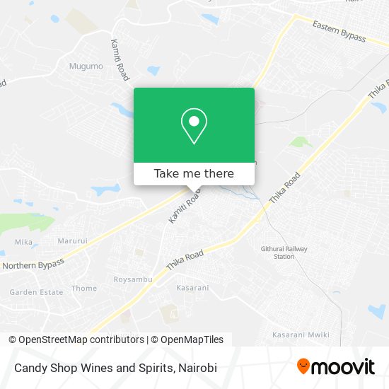 Candy Shop Wines and Spirits map