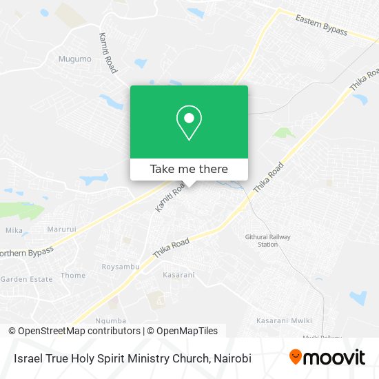 Israel True Holy Spirit Ministry Church map