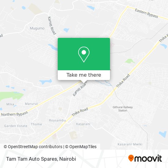 Tam Tam Auto Spares map