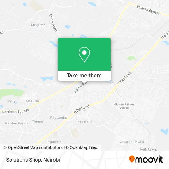 Solutions Shop map