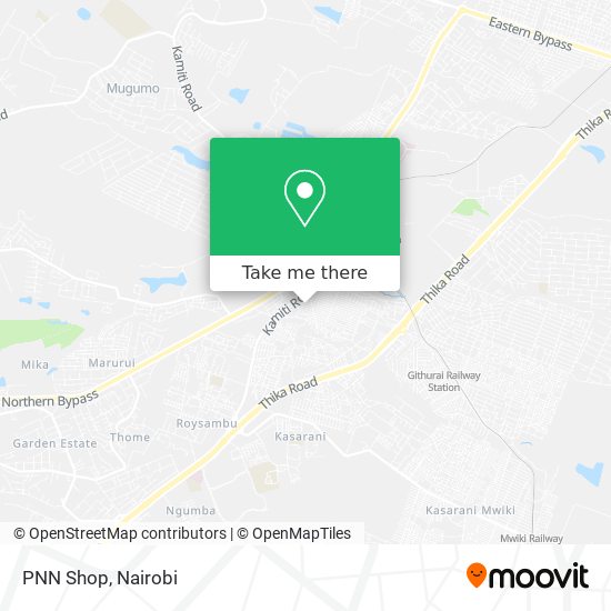 PNN Shop map