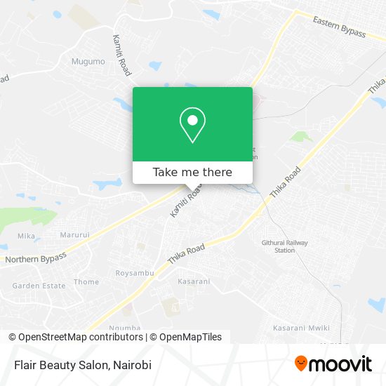 Flair Beauty Salon map