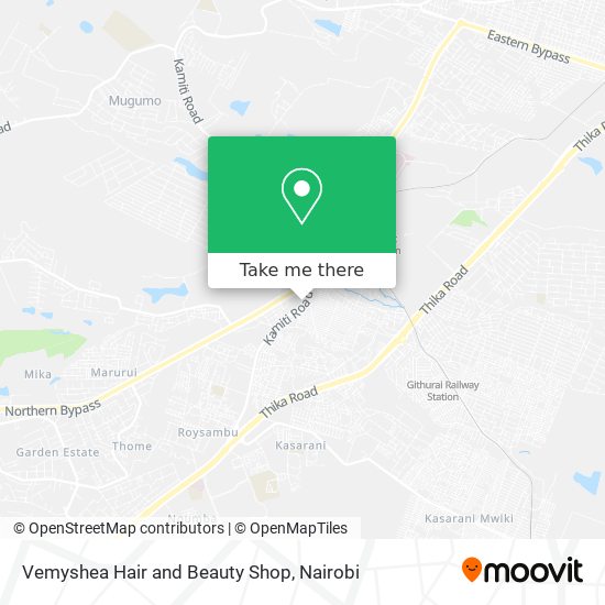 Vemyshea Hair and Beauty Shop map