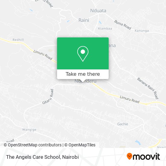 The Angels Care School map