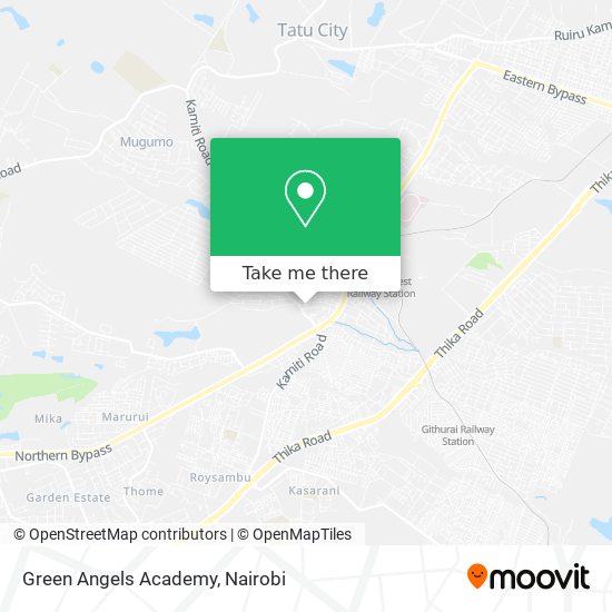 Green Angels Academy map