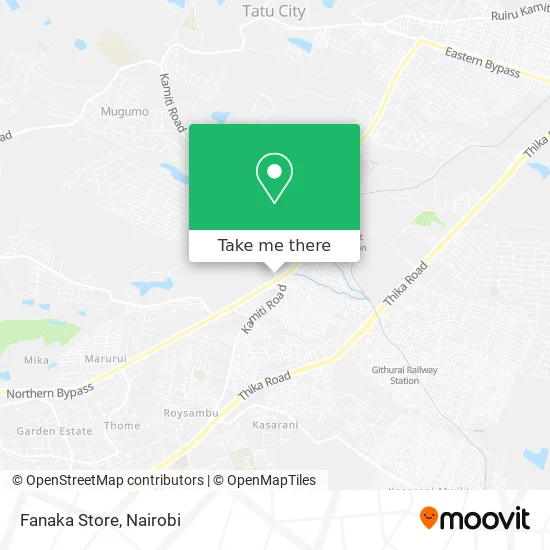 Fanaka Store map
