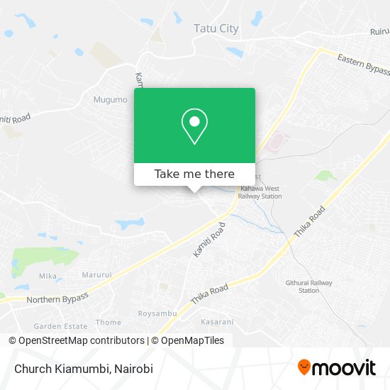 Church Kiamumbi map