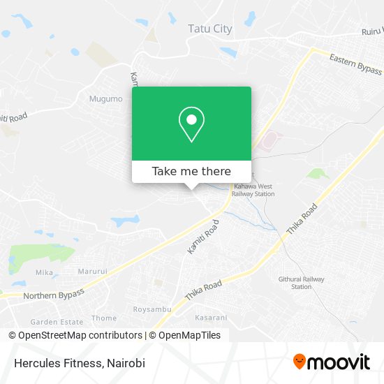 Hercules Fitness map