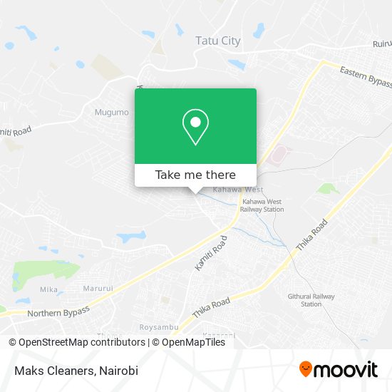Maks Cleaners map