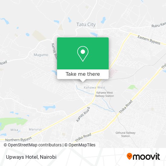 Upways Hotel map
