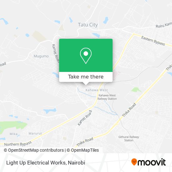 Light Up Electrical Works map
