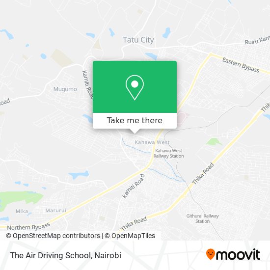 The Air Driving School map