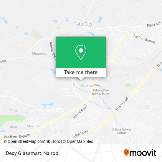 Decy Glassmart map