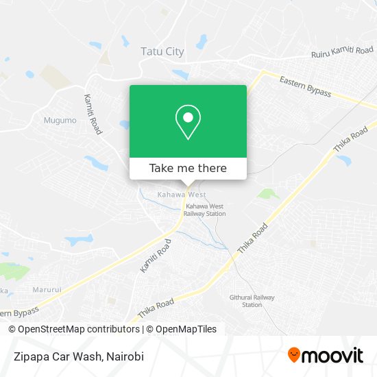 Zipapa Car Wash map