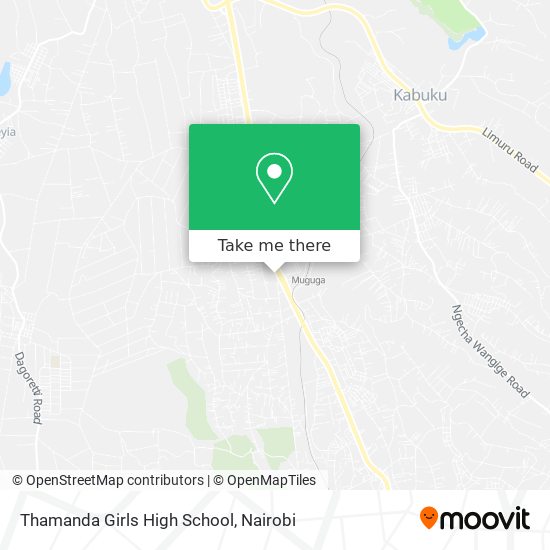Thamanda Girls High School map