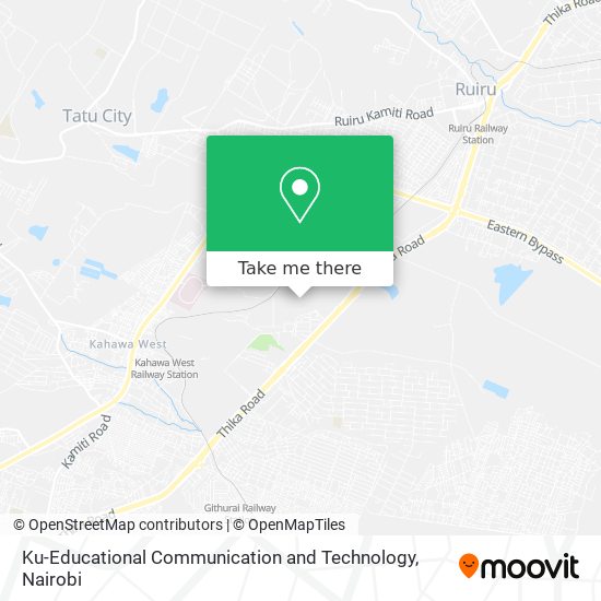 Ku-Educational Communication and Technology map