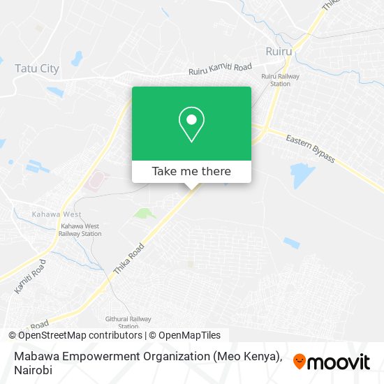 Mabawa Empowerment Organization (Meo Kenya) map