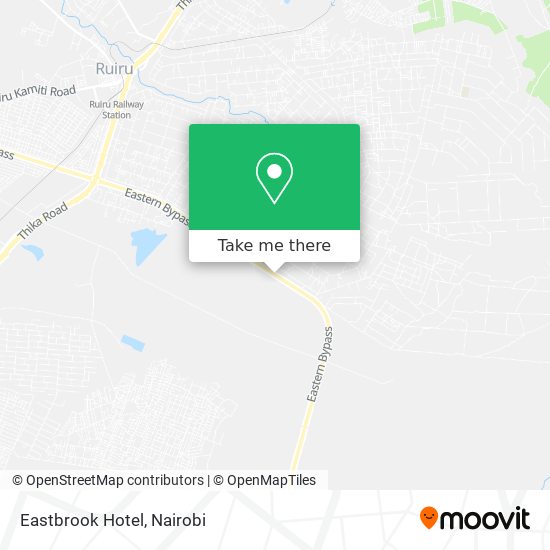 Eastbrook Hotel map