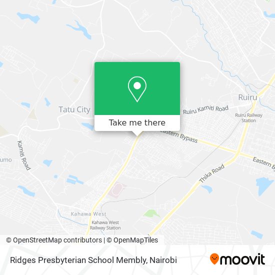 Ridges Presbyterian School Membly map
