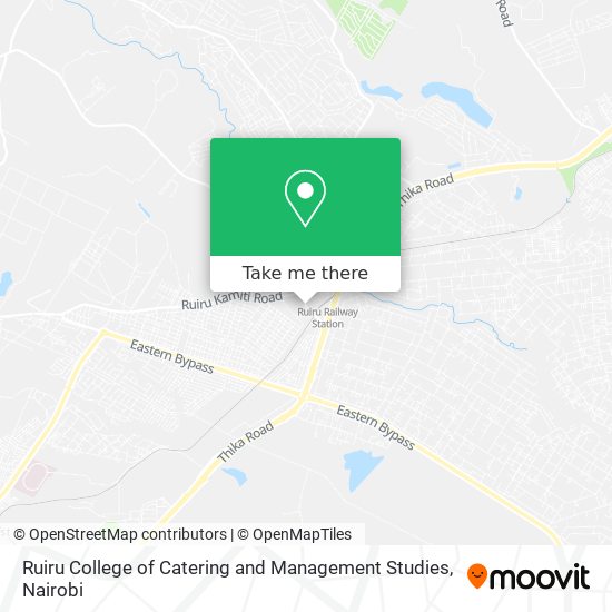 Ruiru College of Catering and Management Studies map