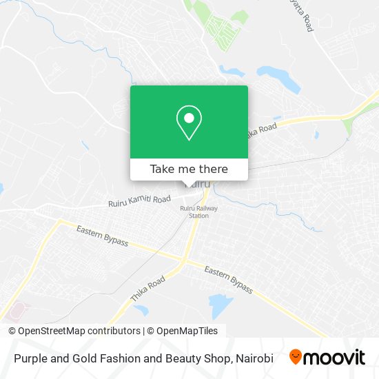 Purple and Gold Fashion and Beauty Shop map