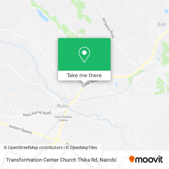 Transformation Center Church Thika Rd map