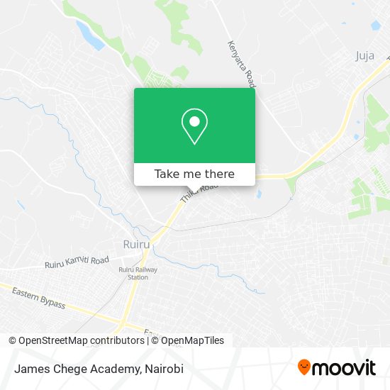James Chege Academy map
