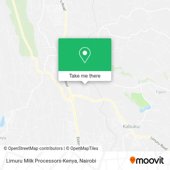Limuru Milk Processors-Kenya map
