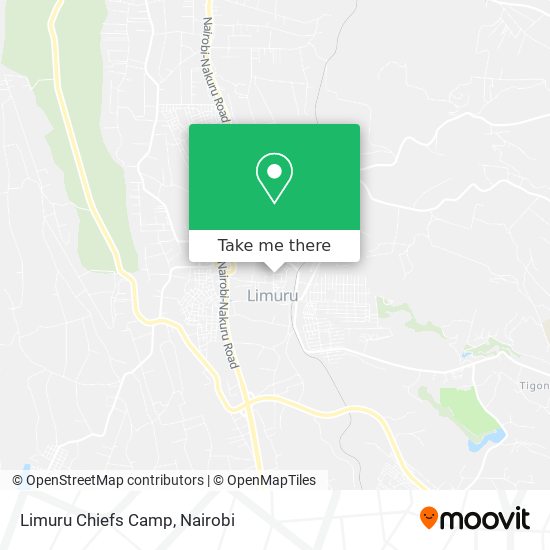 Limuru Chiefs Camp map