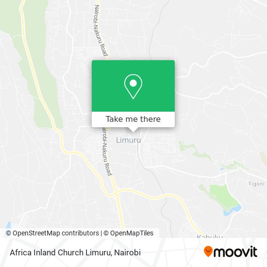 Africa Inland Church Limuru map