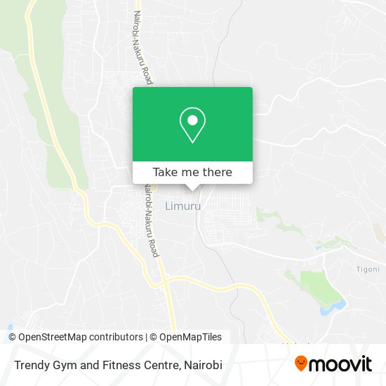 Trendy Gym and Fitness Centre map