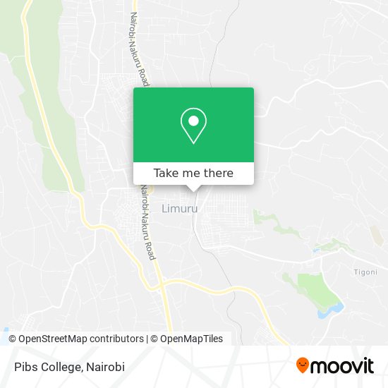 Pibs College map