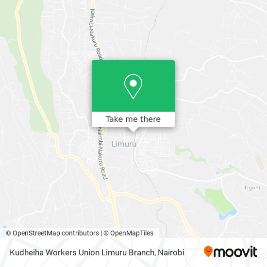 Kudheiha Workers Union Limuru Branch map